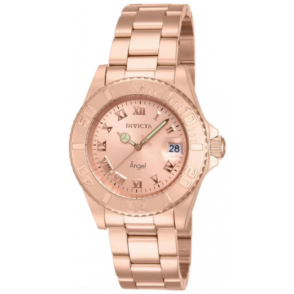 NWT Invicta 14322 Angel | 3-Hand | Rose Gold | Women's Watch
